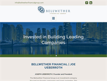 Tablet Screenshot of bellwetherfinancialgroup.com